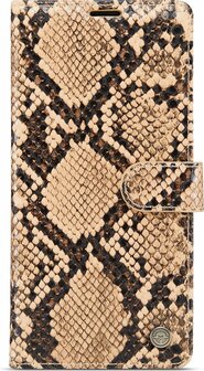 Samsung S10 Plus Beige - Slangen Book Case