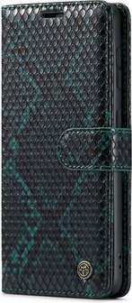 Samsung S21 Groen - Slangen Book Case