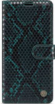 Samsung S21 Groen - Slangen Book Case