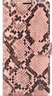 Samsung S10 Plus Roze - Slangen Book Case