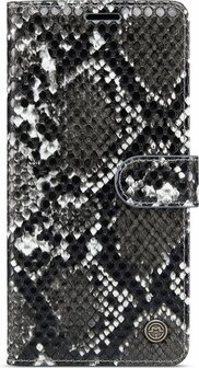 Samsung S21 FE Zwart - Slangen Book Case