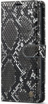 Samsung A22 5G Zwart - Slangen Book Case