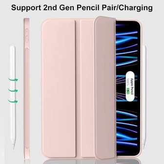 iPad Air (13 inch 2024 &amp;amp; 2025) - Roze - Smart Cover