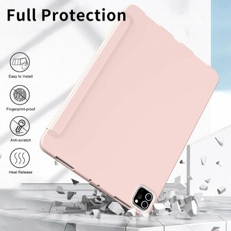 iPad Air (13 inch 2024 &amp;amp; 2025) - Roze - Smart Cover