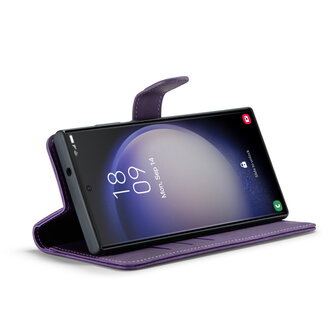 Samsung S22 Ultra Deep Purple - 2 in 1 Book Case