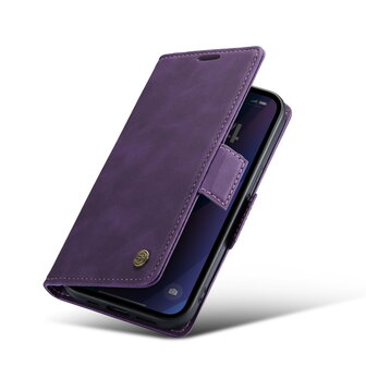 iPhone 15 Plus Deep Purple - MagSafe Book Case