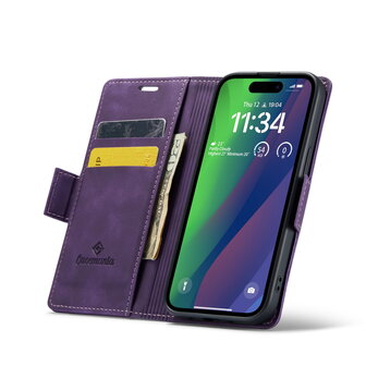 iPhone 15 Plus Deep Purple - MagSafe Book Case