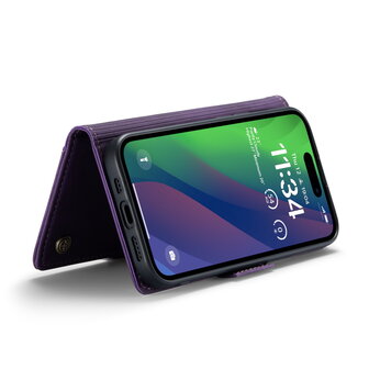 iPhone 15 Plus Deep Purple - MagSafe Book Case