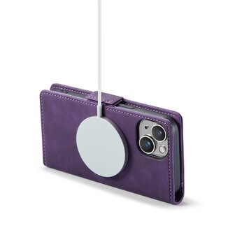 iPhone 15 Plus Deep Purple - MagSafe Book Case