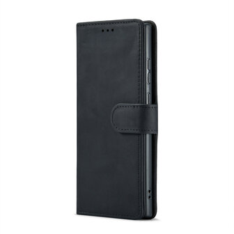Samsung S24 Ultra Charcoal Gray - Leather Book Case