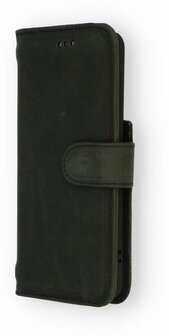 Samsung S21 Plus Zwart - Lederen Book Case