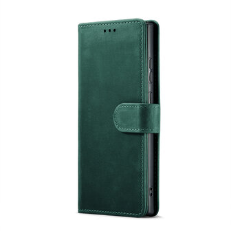 Samsung S24 Ultra Emerald Green - Leather Book Case
