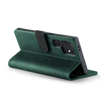Samsung S24 Ultra Emerald Green - Leather Book Case