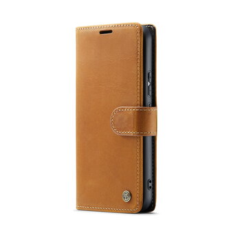 Samsung S23 Plus Sienna Brown - Lederen Book Case
