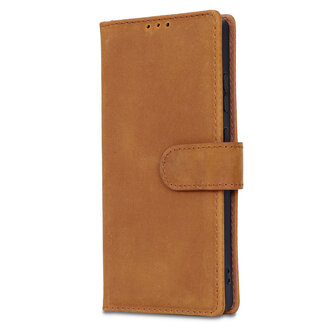 Samsung S25 Ultra - Sienna Brown - Leather Book Case