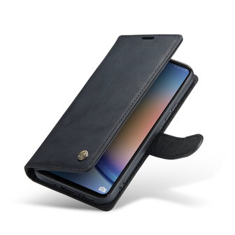 Samsung S23 Plus Charcoal Gray - Lederen Book Case