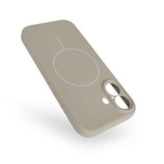 iPhone 16 Plus - Bruin - Zachte MagSafe Liquid Case