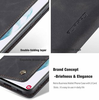 Samsung S21 Plus Charcoal Grey - Book Case