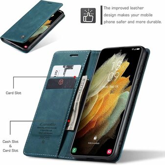 Samsung S21 Ultra Emerald Green - Book Case