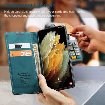 Samsung S21 Ultra Emerald Green - Book Case