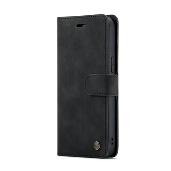 iPhone 12 Pro Max Charcoal Gray - 2 in 1 Book Case