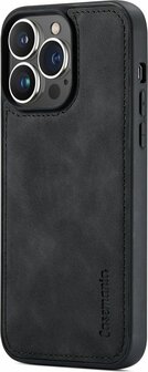 iPhone 14 Pro Charcoal Gray - 2 in 1 Book Case