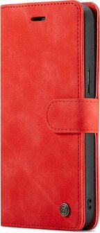 iPhone 14 Pro Crimson Red - 2 in 1 Book Case