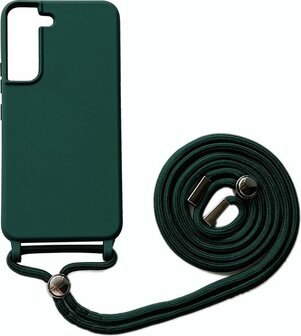Samsung S22 Plus Groen - TPU Back Cover met Koord