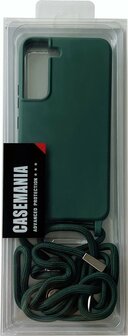 Samsung S22 Plus Groen - TPU Back Cover met Koord