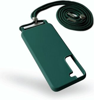 Samsung S22 Plus Groen - TPU Back Cover met Koord