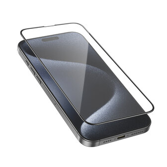 Hoco - iPhone 16 Plus / 15 plus - Full Glas - 5 Stuks