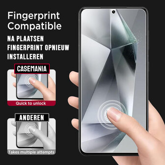 Casemania Privacy Glas voor Samsung S25 Ultra - 2 Stuks