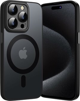 iPhone 14 Pro - Zwart - Matte Armor - Geschikt voor MagSafe