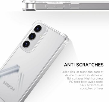 Samsung Galaxy S25 - Transparant - Anti Shock Back Cover