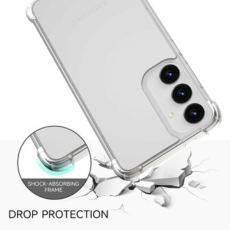 Samsung Galaxy S25 - Transparant - Anti Shock Back Cover