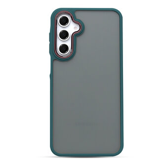 Samsung S24 FE - Frame Back Cover - Groen