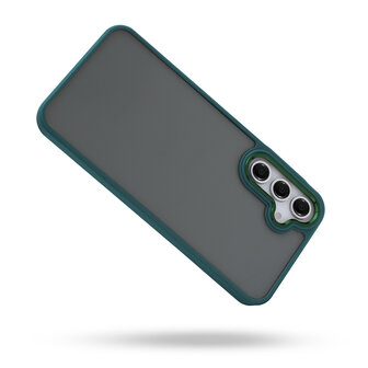 Samsung S24 FE - Frame Back Cover - Groen