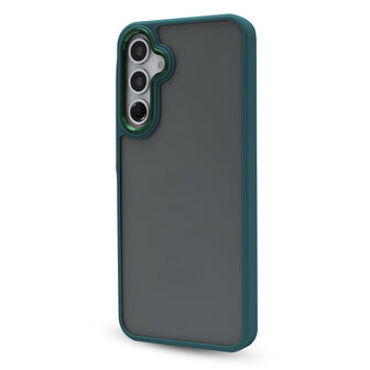 Samsung S24 FE - Frame Back Cover - Groen