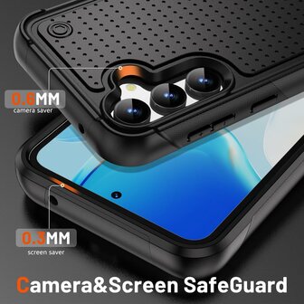 Samsung S25 - Heavy Duty Case - Zwart