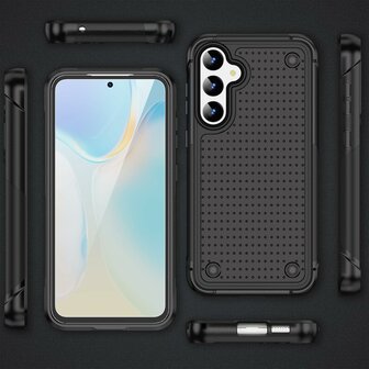Samsung S25 - Heavy Duty Case - Zwart