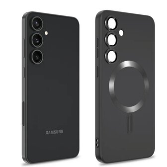 Samsung S25 - MagSafe Matte TPU - Zwart