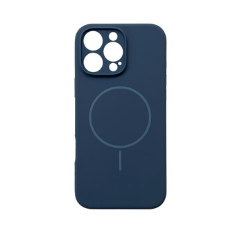 iPhone 16 Pro Max - Blauw - Zachte MagSafe Liquid Case