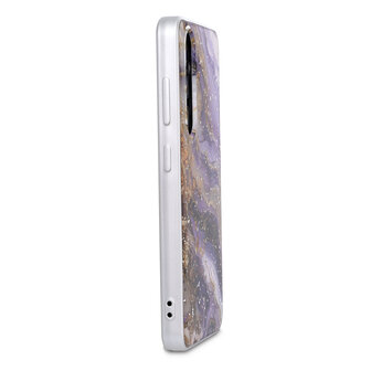 Samsung S25 - Paars - Marmer MagSafe Back Cover
