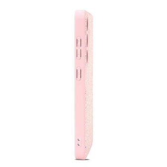 Samsung Galaxy S25 - Roze - Diamant Glitter Back Cover