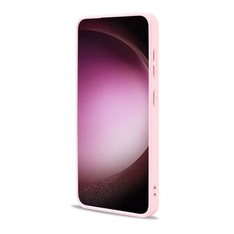 Samsung Galaxy S25 - Roze - Diamant Glitter Back Cover
