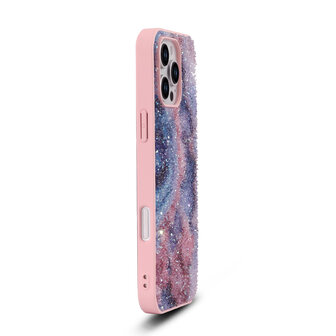 iPhone 16 Pro Max - Diamant Marmer Glitter - Nova