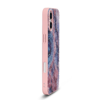 iPhone 16 Plus - Diamant Marmer Glitter - Nova