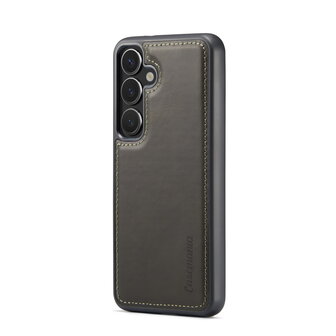 Samsung S24 - 2 in 1 Leather Book Case -  Emerald Green