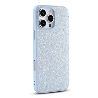 iPhone 16 Pro - Diamant Glitter - Blauw