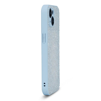 iPhone 11 - Diamant Glitter - Blauw